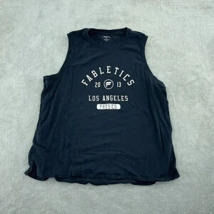 Fabletics Tank Top Womens 2X Black 2604